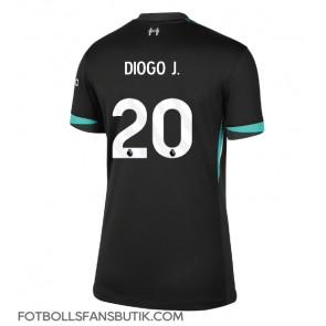 Liverpool Diogo Jota #20 Replika Bortatröja Damer 2024-25 Kortärmad